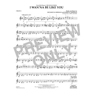 I Wan'na Be Like You (from The Jungle Book) - Violin 2