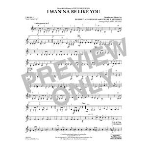 I Wan'na Be Like You (from The Jungle Book) - Violin 3 (Viola Treble Clef)