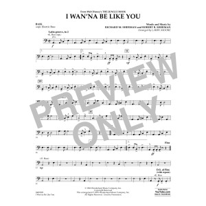 I Wan'na Be Like You (from The Jungle Book) - Bass
