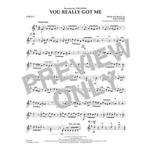 You Really Got Me - Violin 1