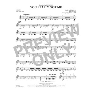 You Really Got Me - Violin 3 (Viola Treble Clef)