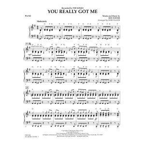 You Really Got Me - Piano