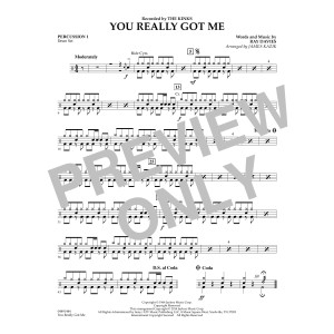 You Really Got Me - Percussion 1