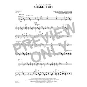 Shake It Off - Percussion