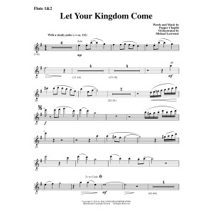 Let Your Kingdom Come - Flute 1 & 2