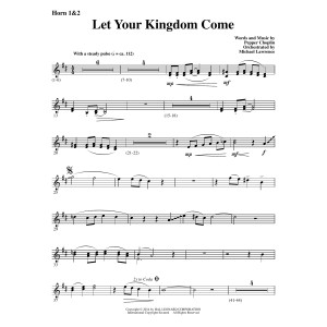 Let Your Kingdom Come - F Horn 1,2