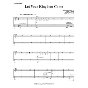 Let Your Kingdom Come - Percussion