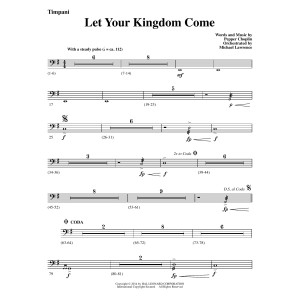 Let Your Kingdom Come - Timpani