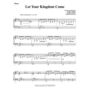 Let Your Kingdom Come - Piano