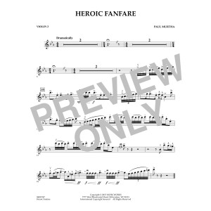 Heroic Fanfare - Violin 2