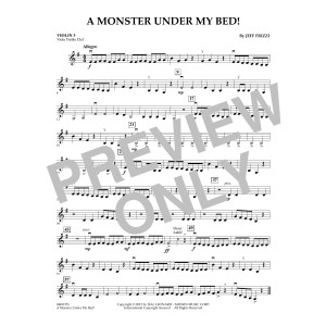 A Monster Under My Bed! - Violin 3 (Viola Treble Clef)