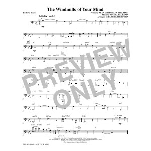 The Windmills of Your Mind - Bass