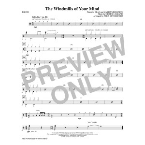 The Windmills of Your Mind - Drums