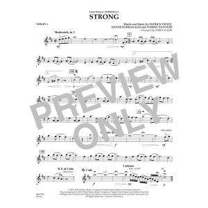 Strong (from the Motion Picture Cinderella) (arr. James Kazik) - Violin 1