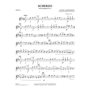 Scherzo from Symphony No. 2 - Violin 1