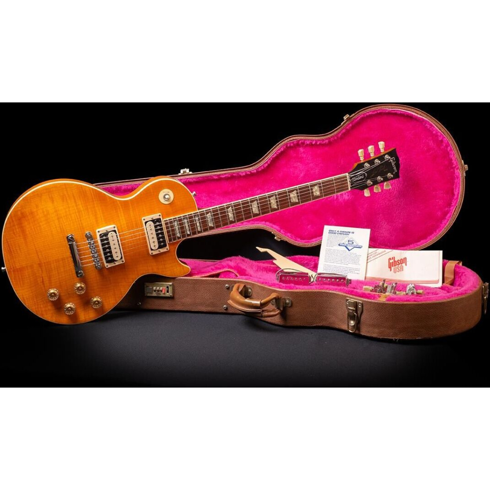 Gibson Les Paul Standard Pre HIstoric Custom Shop 1990 - Trans Amber