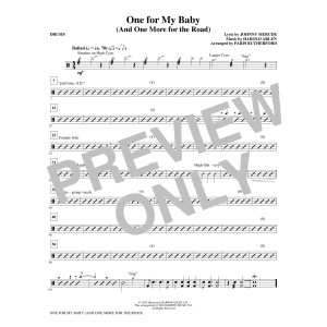 One for My Baby (and One More for the Road) - Drums