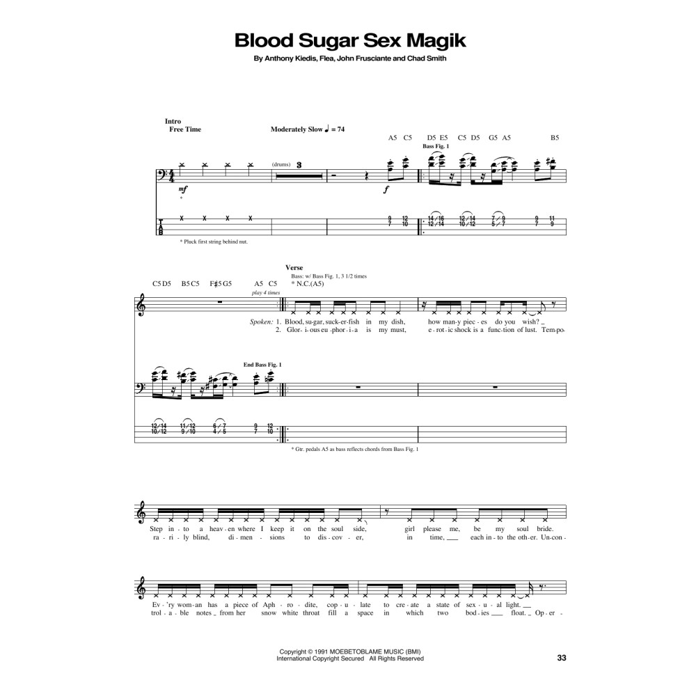 Blood Sugar Sex Magik