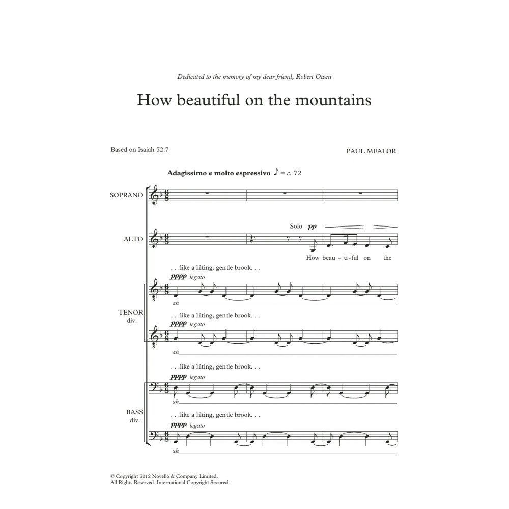 How Beautiful On The Mountains