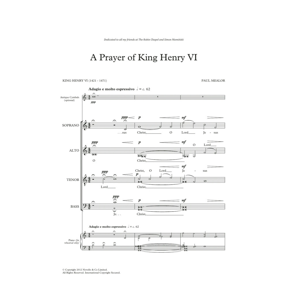 A Prayer Of King Henry VI