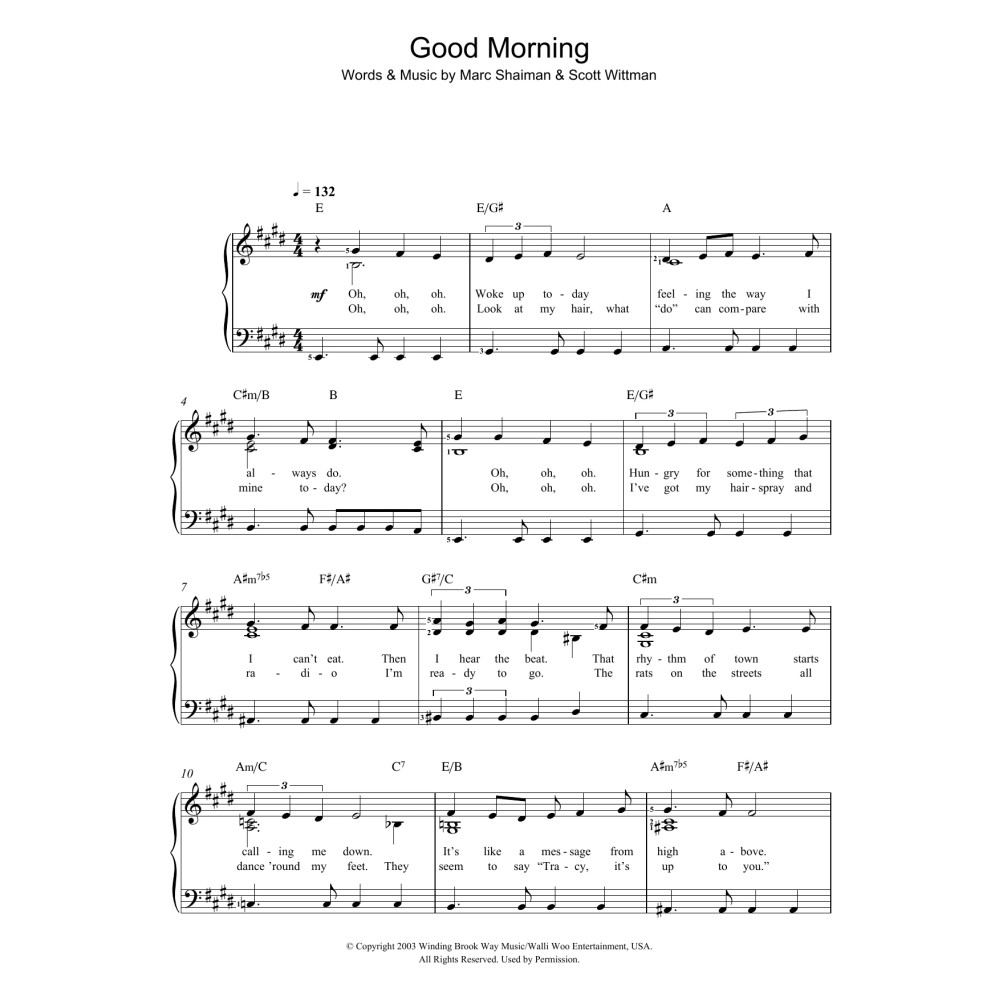 Good Morning Baltimore (from Hairspray)