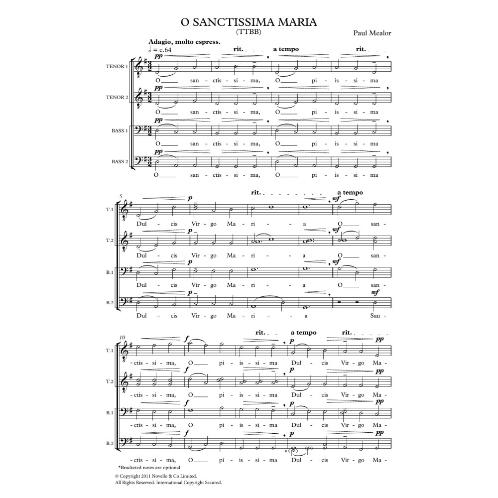 O Sanctissima Maria