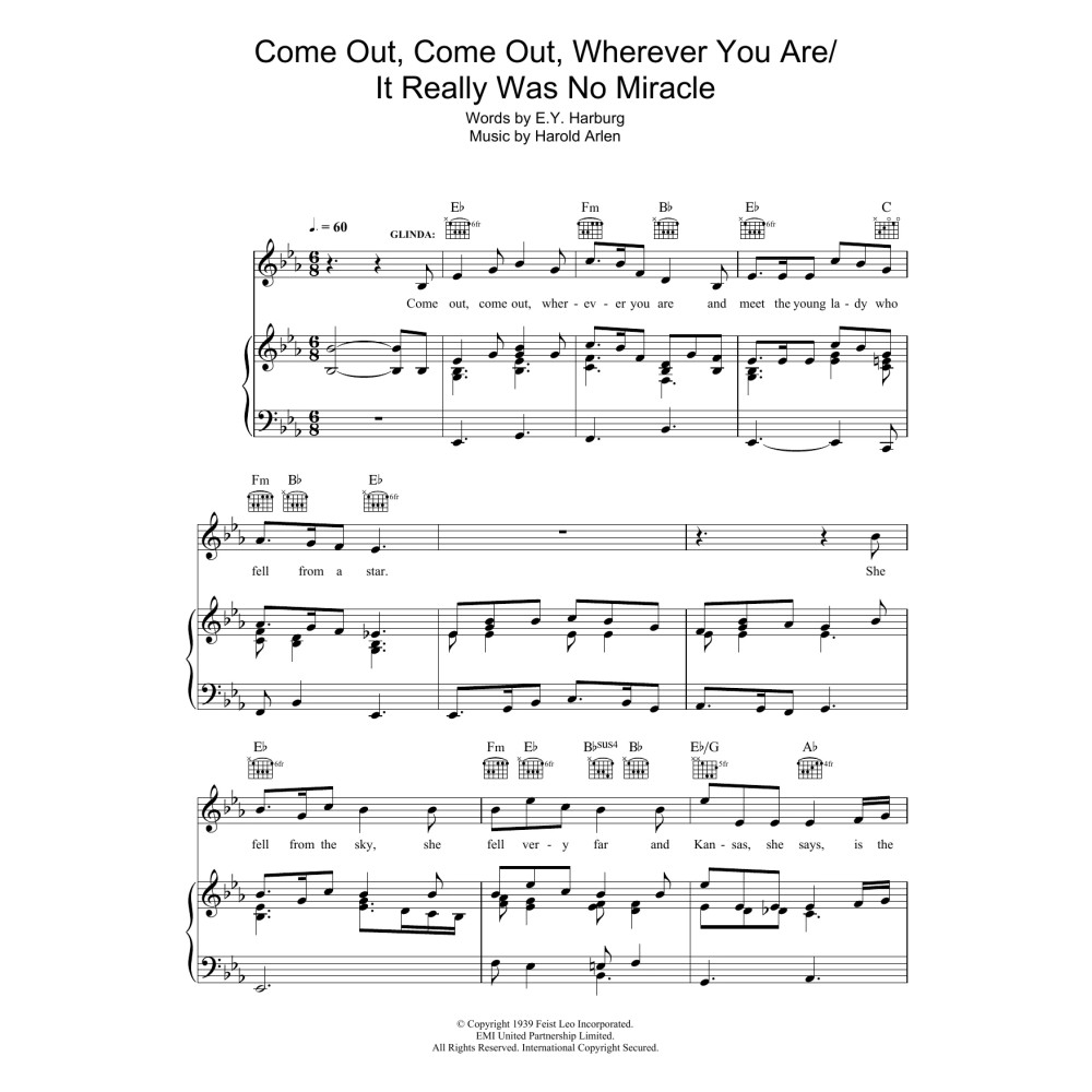 Come Out, Come Out, Wherever You Are / It Really Was No Miracle