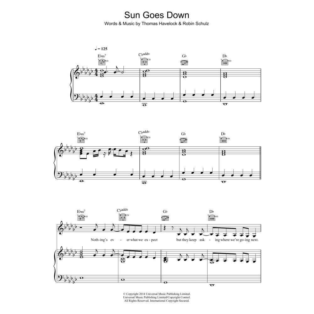 Sun Goes Down (feat. Jasmine Thompson)