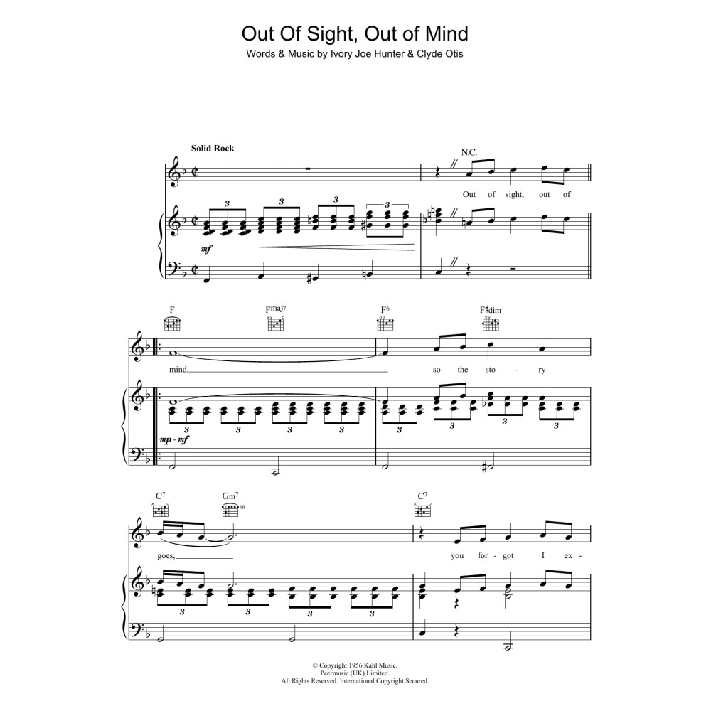 Out Of Sight, Out Of Mind