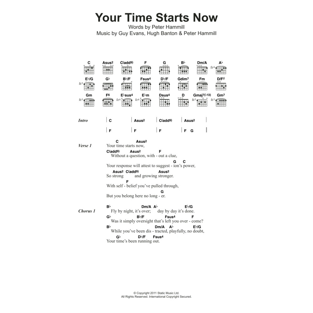 Your Time Starts Now