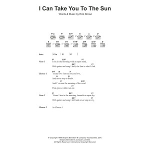 I Can Take You To The Sun