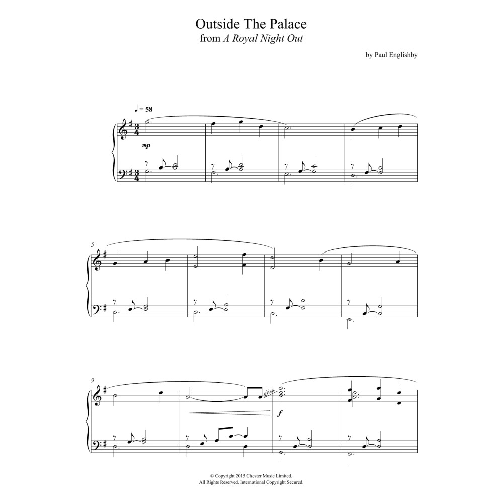 Outside The Palace (From 'A Royal Night Out')