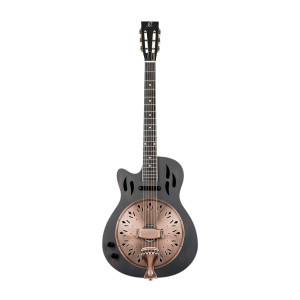 Resonador Ortega CW negro satinado para zurdos