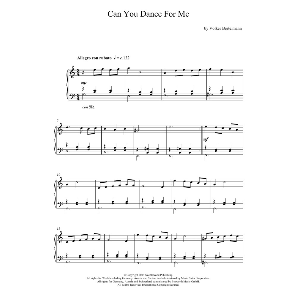 Can You Dance For Me
