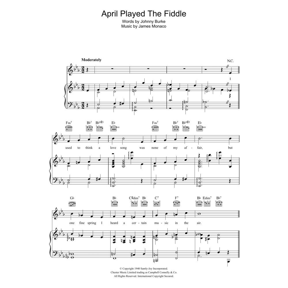 April Played The Fiddle