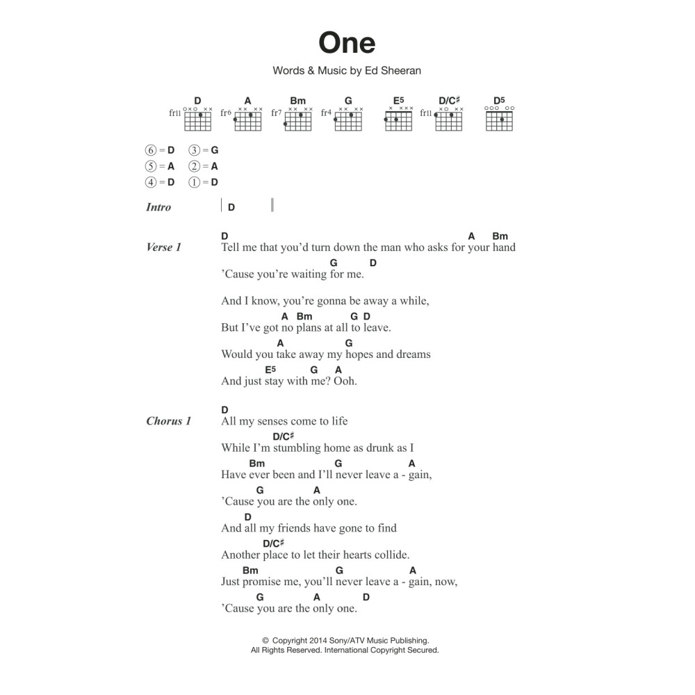 One