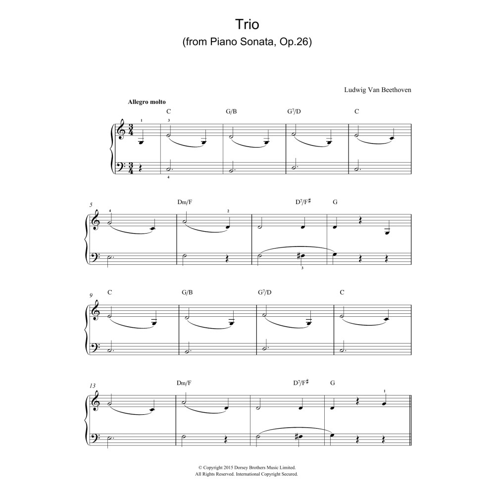 Trio (From Piano Sonata In A Flat, Op.26)