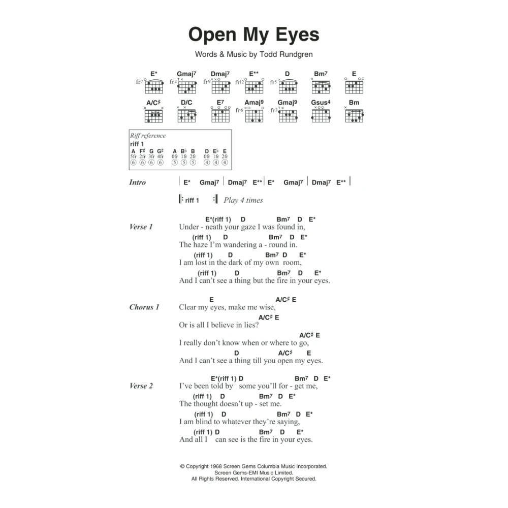 Open My Eyes
