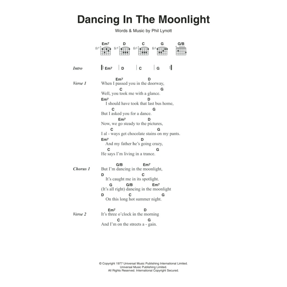 Dancing In The Moonlight