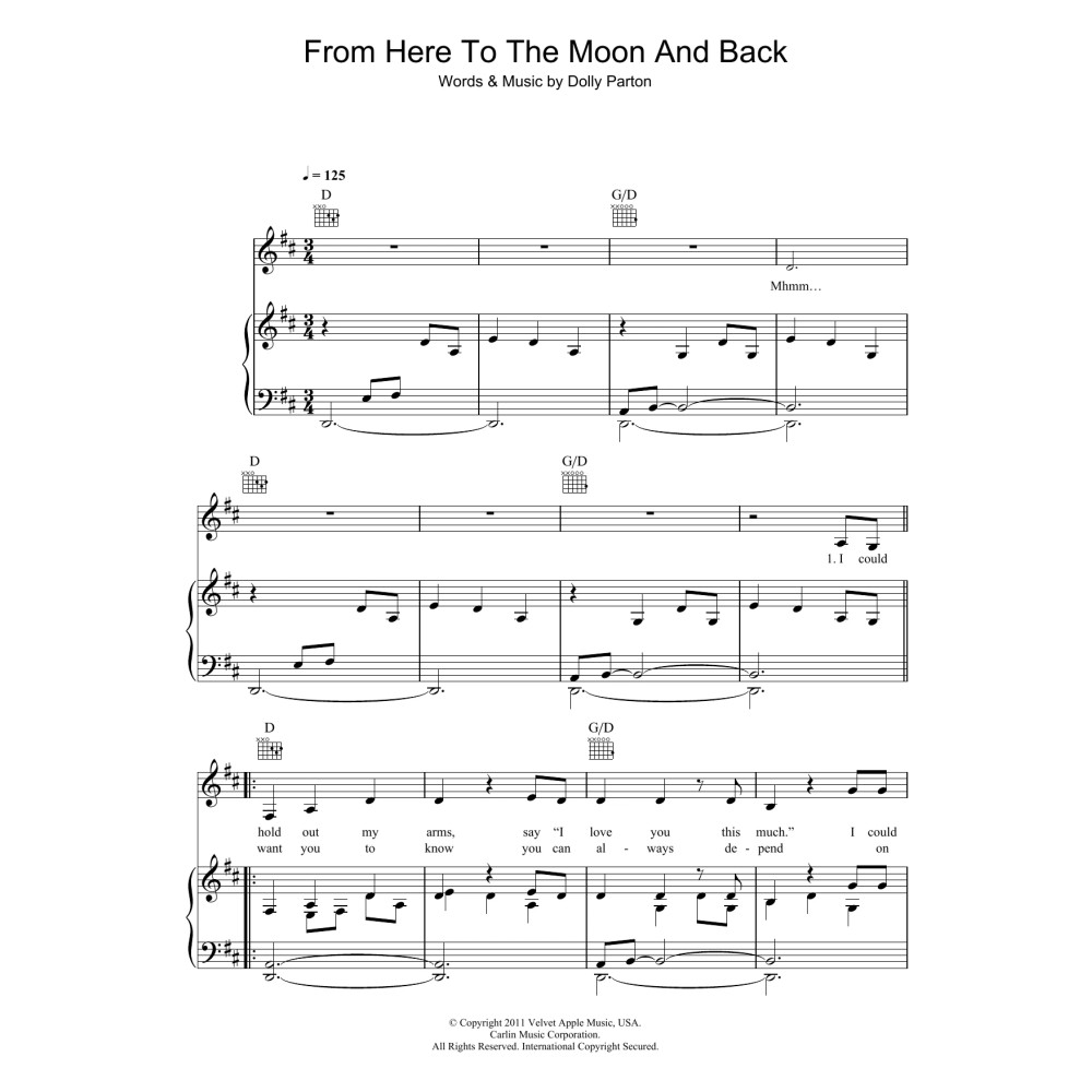 From Here To The Moon And Back
