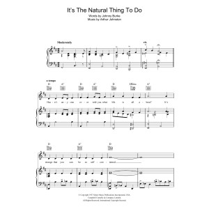It's The Natural Thing To Do