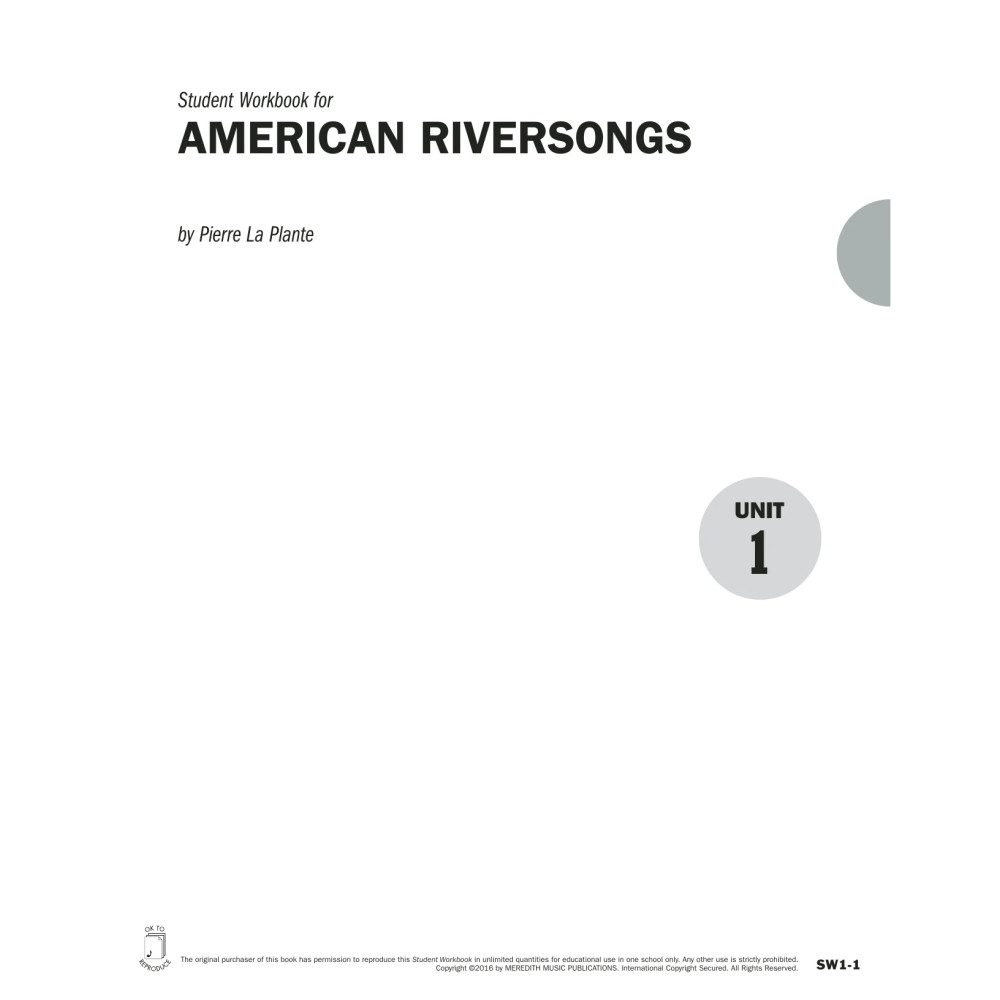 Guides to Band Masterworks, Vol. 6 - Student Workbook - American Riversongs