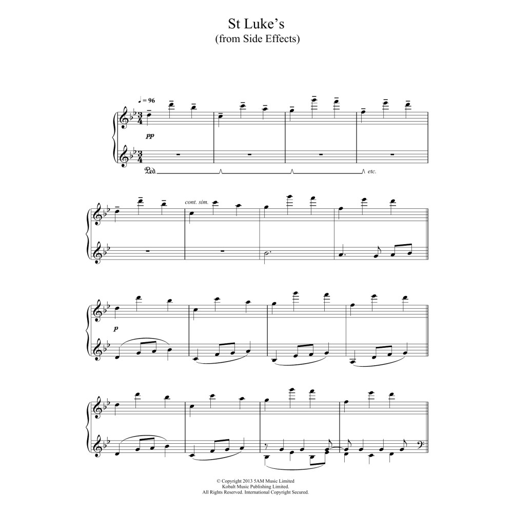 St. Luke's (From 'Side Effects')