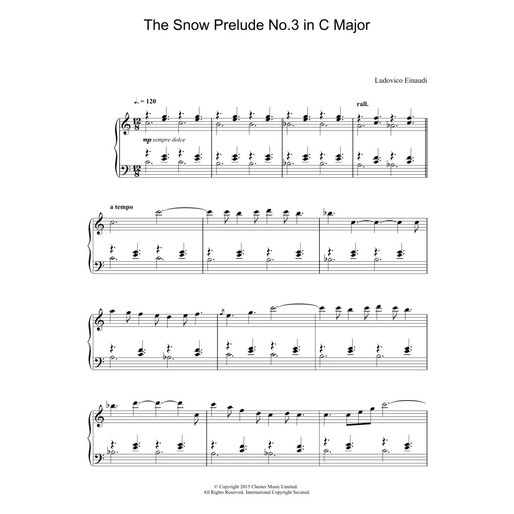 The Snow Prelude No. 3 In C Major