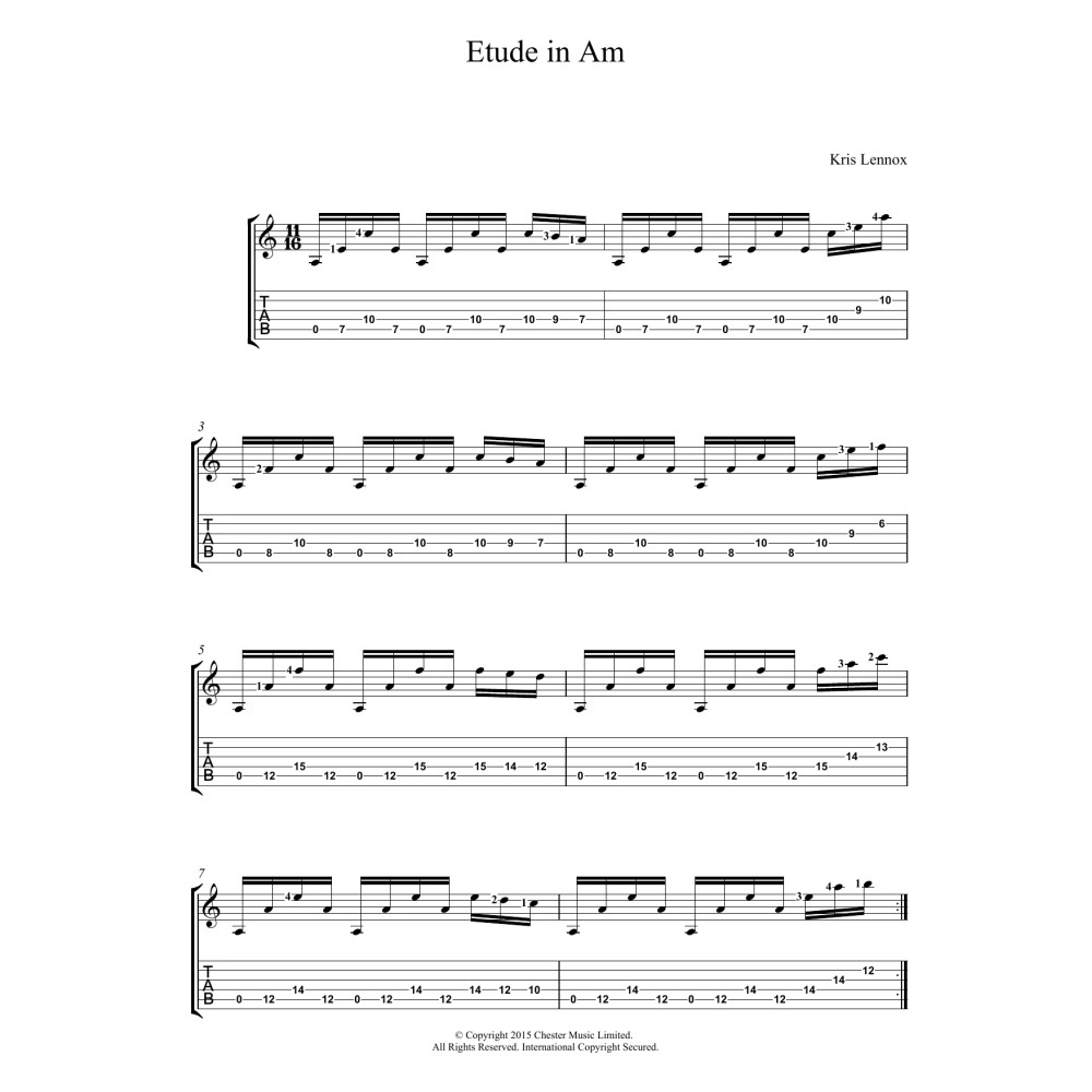 Etude In Am