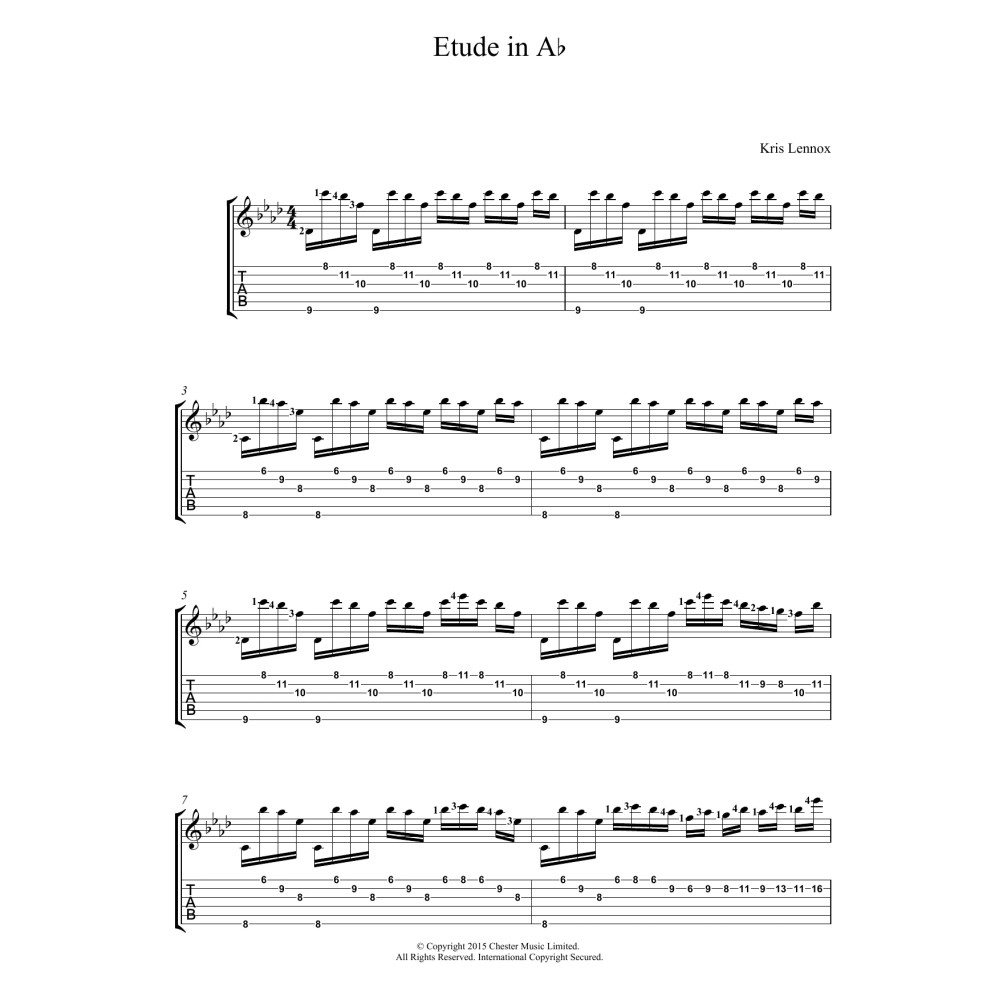 Etude In A Flat