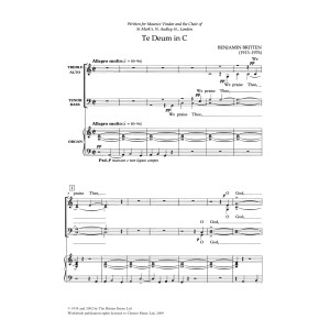 Te Deum In C