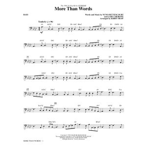 More Than Words - Bass