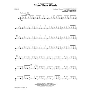More Than Words - Drums