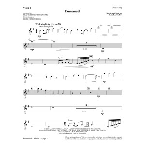 Emmanuel - Violin 1